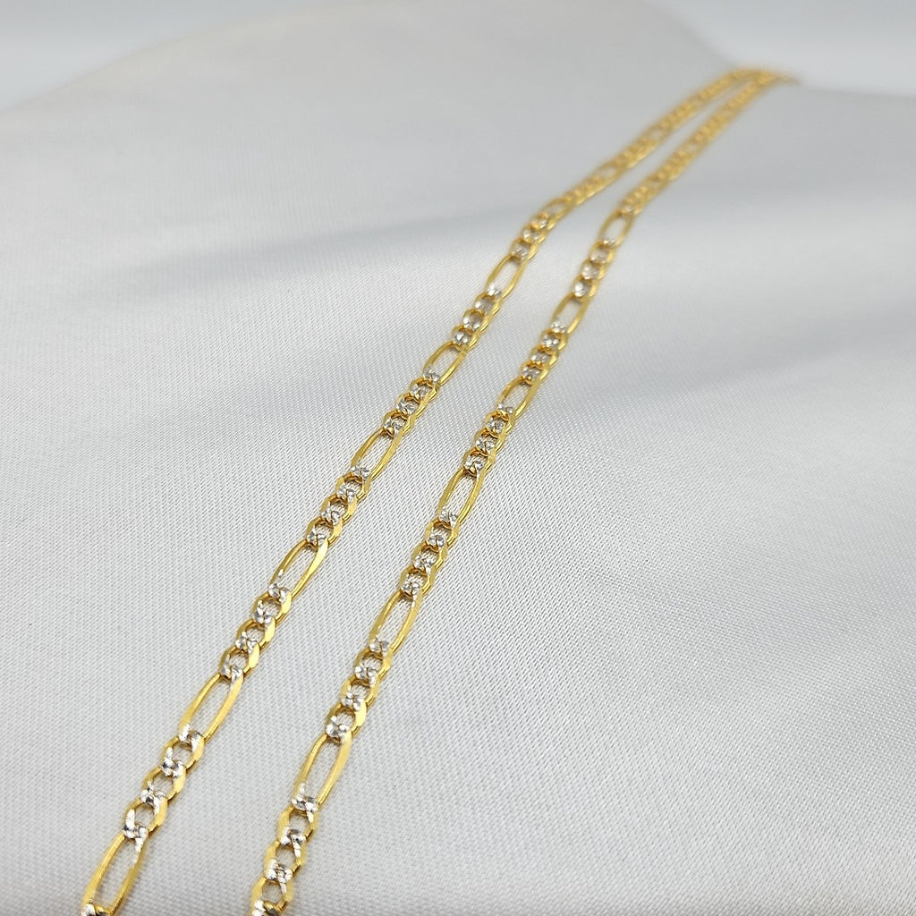 CADENAS 3X1 DIAMANTADA ORO 14K 55 CM 8.4 GR (NUEVO)