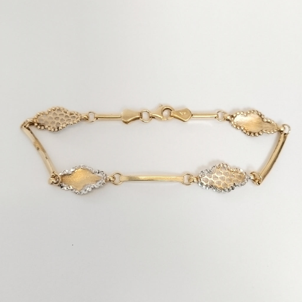 PULSERA ORO,RODIADO 14 K 5,00 GRMS (SEMINUEVO)