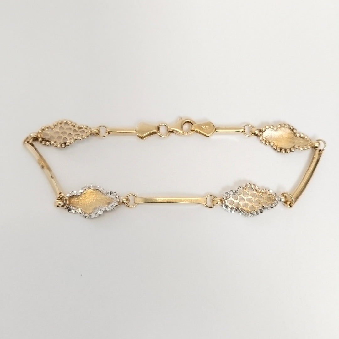 PULSERA ORO,RODIADO 14 K 5,00 GRMS (SEMINUEVO)