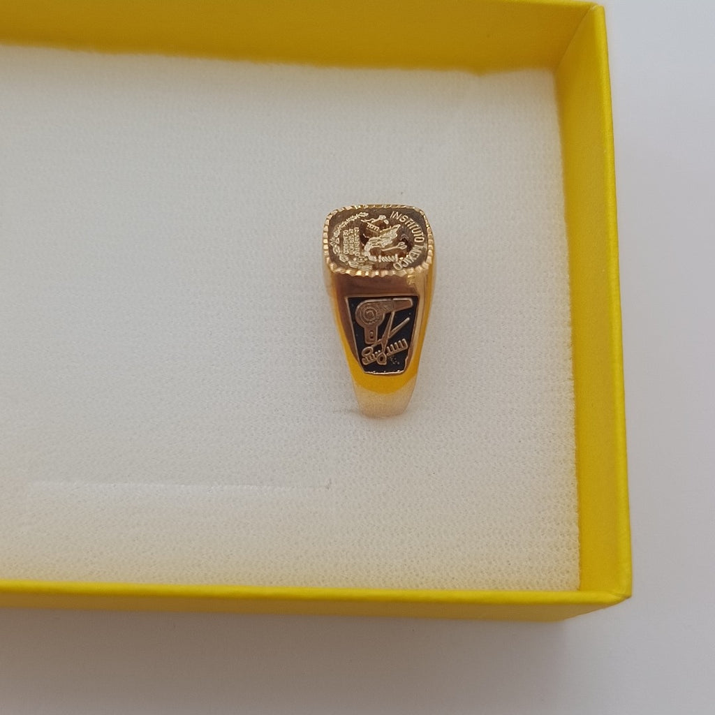 ANILLO DE GRADUACIÓN ORO 14 K 6.1 GRMS (SEMINUEVO)