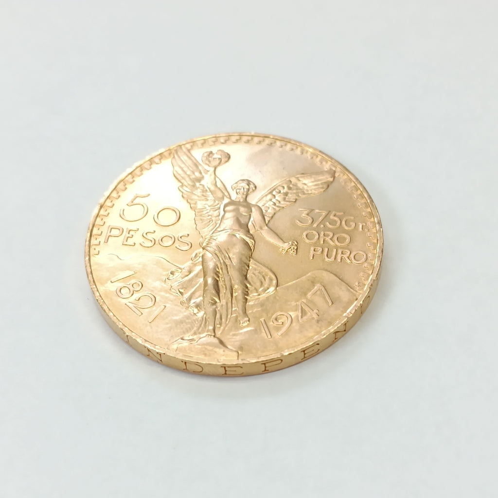 K1 41.6 GRMS 21 K IDENTIFICACIÓN MONEDA NOMINATIVA MONEDAS PESOS 50 PES (SEMINUEVO)