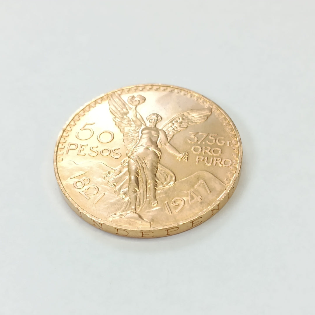 K1 41.6 GRMS 21 K IDENTIFICACIÓN MONEDA NOMINATIVA MONEDAS PESOS 50 PES (SEMINUEVO)