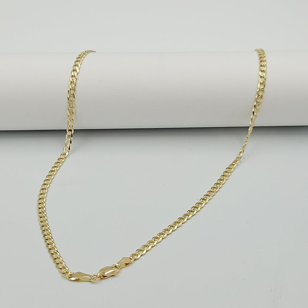 CADENAS BARBADA ORO 14K 55 CM 13.2 GR (NUEVO)