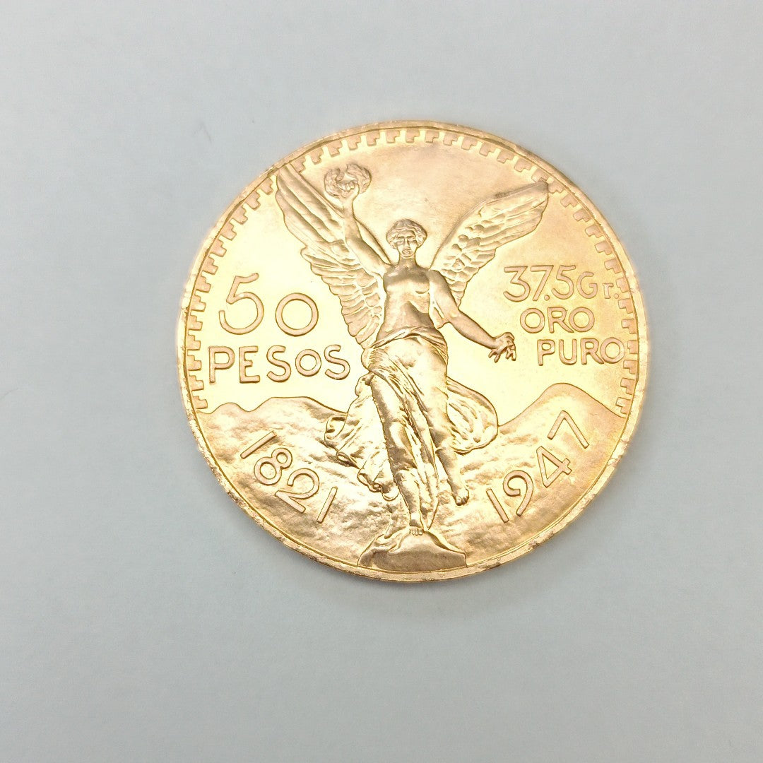 K1 41.6 GRMS 21 K IDENTIFICACIÓN MONEDA NOMINATIVA MONEDAS PESOS 50 PES (SEMINUEVO)