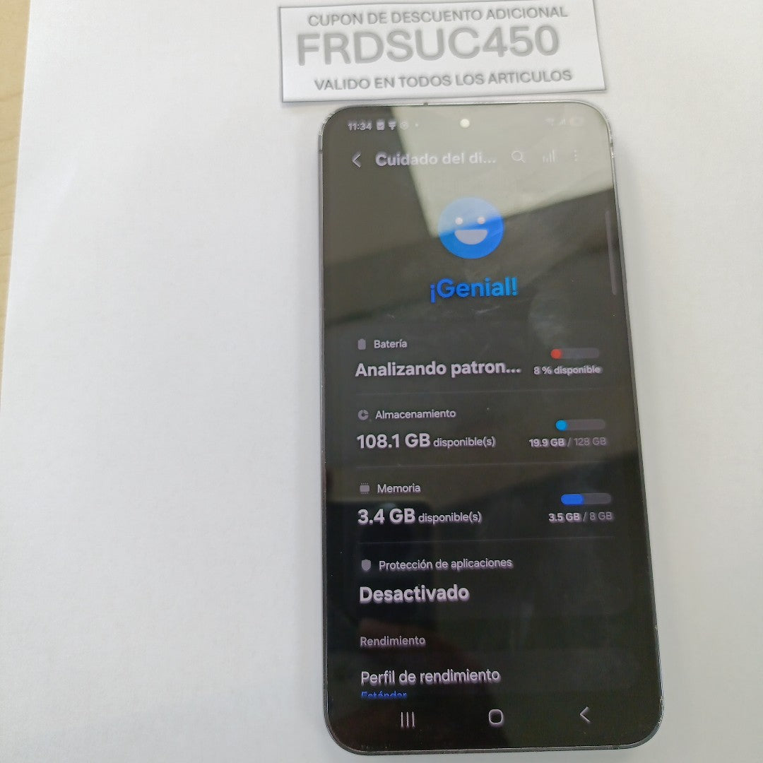 CELULAR SAMSUNG GALAXY S23 SM-S911B 128 GB 8 GB RAM (SEMINUEVO)