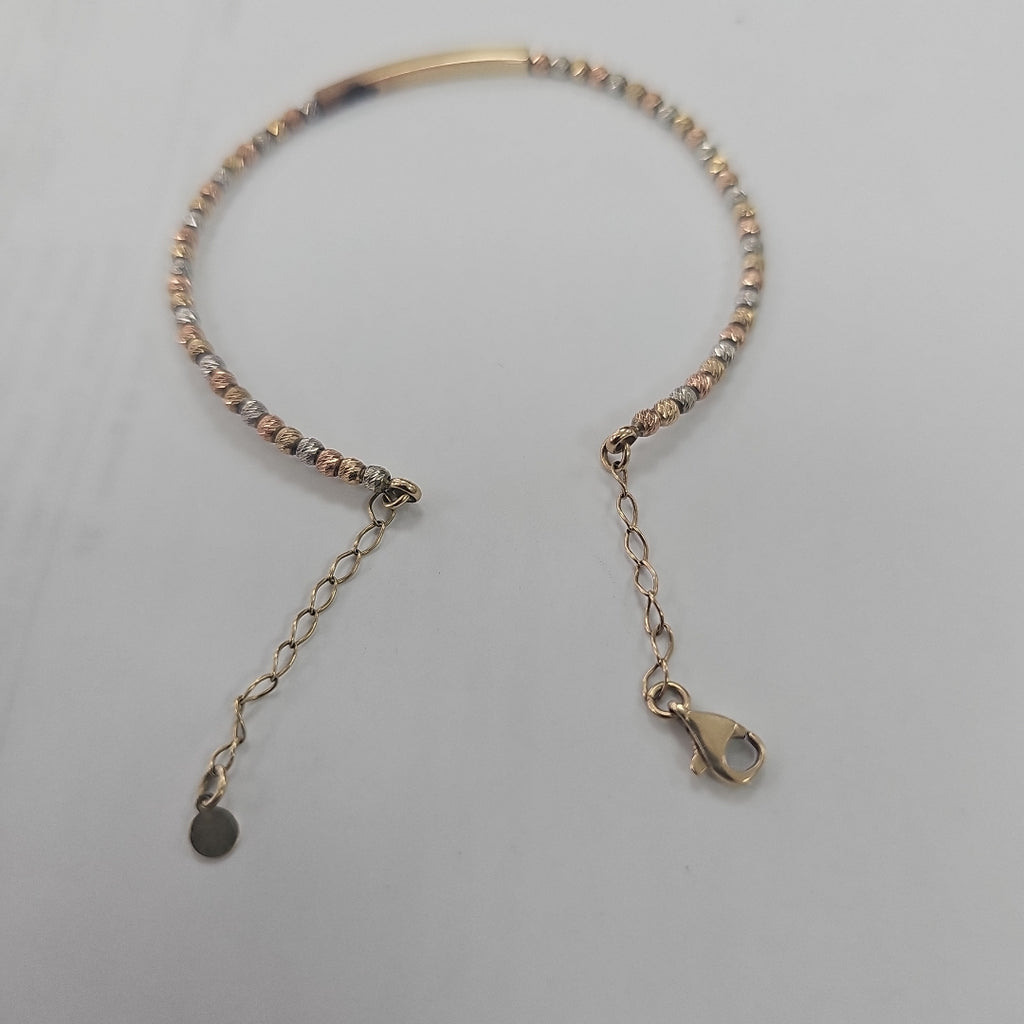 ESCLAVA ORO,RODIADO 10 K 4,60 GRMS (SEMINUEVO)
