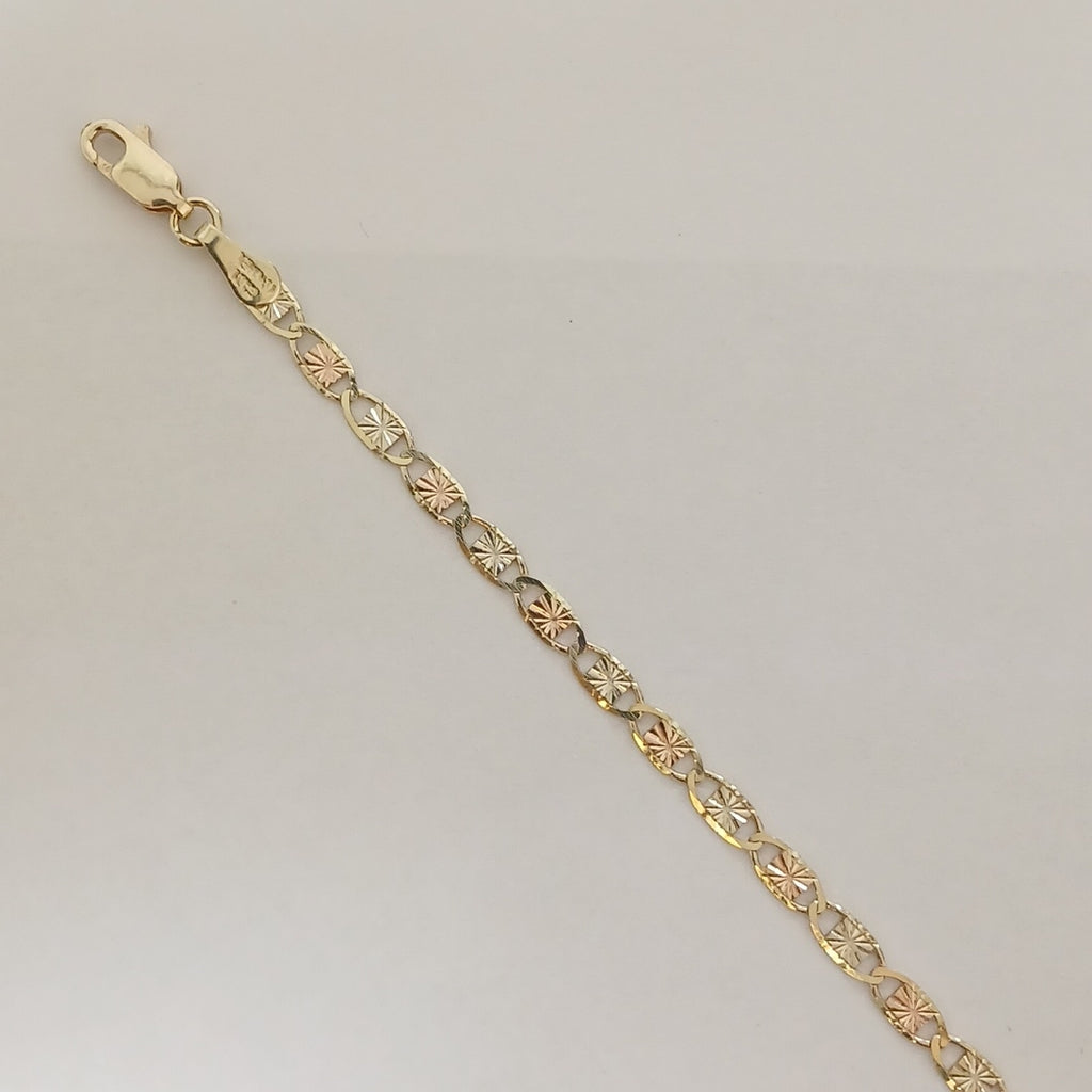 PULSERAS TEJIDO GUCHI ORO 10K 18 CM 2.7 GR (NUEVO)
