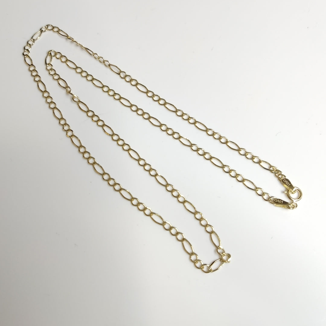CADENAS TEJIDO 3X1 ORO 10K 50 CM 3.8 GR (NUEVO)