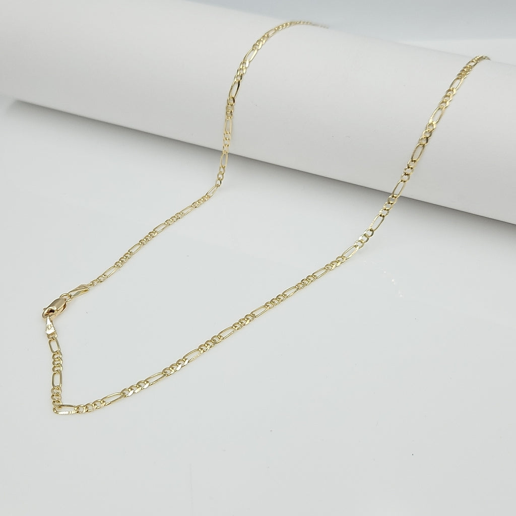 CADENAS 3X1 ORO 14K 55 CM 5.1 GR (NUEVO)