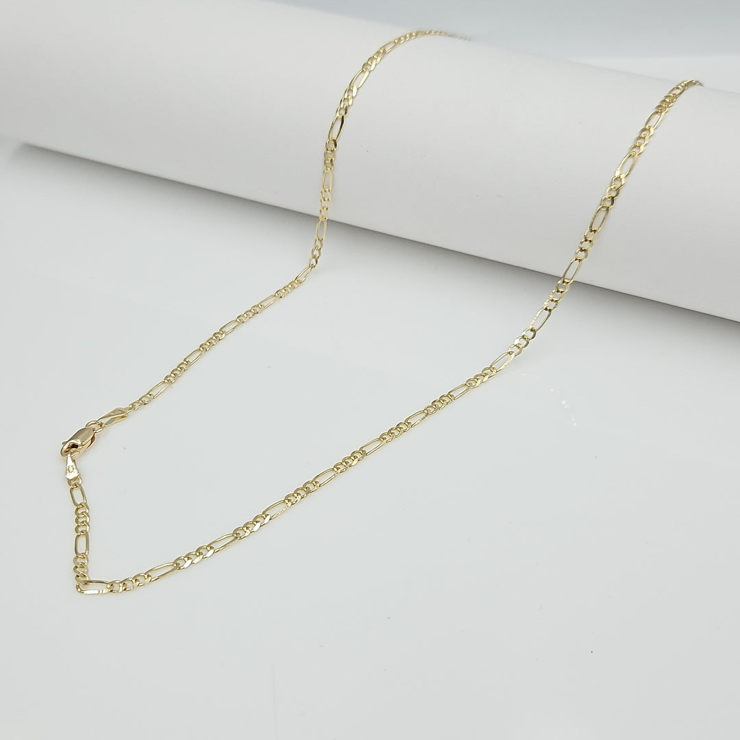 CADENAS 3X1 ORO 14K 55 CM 5.1 GR (NUEVO)