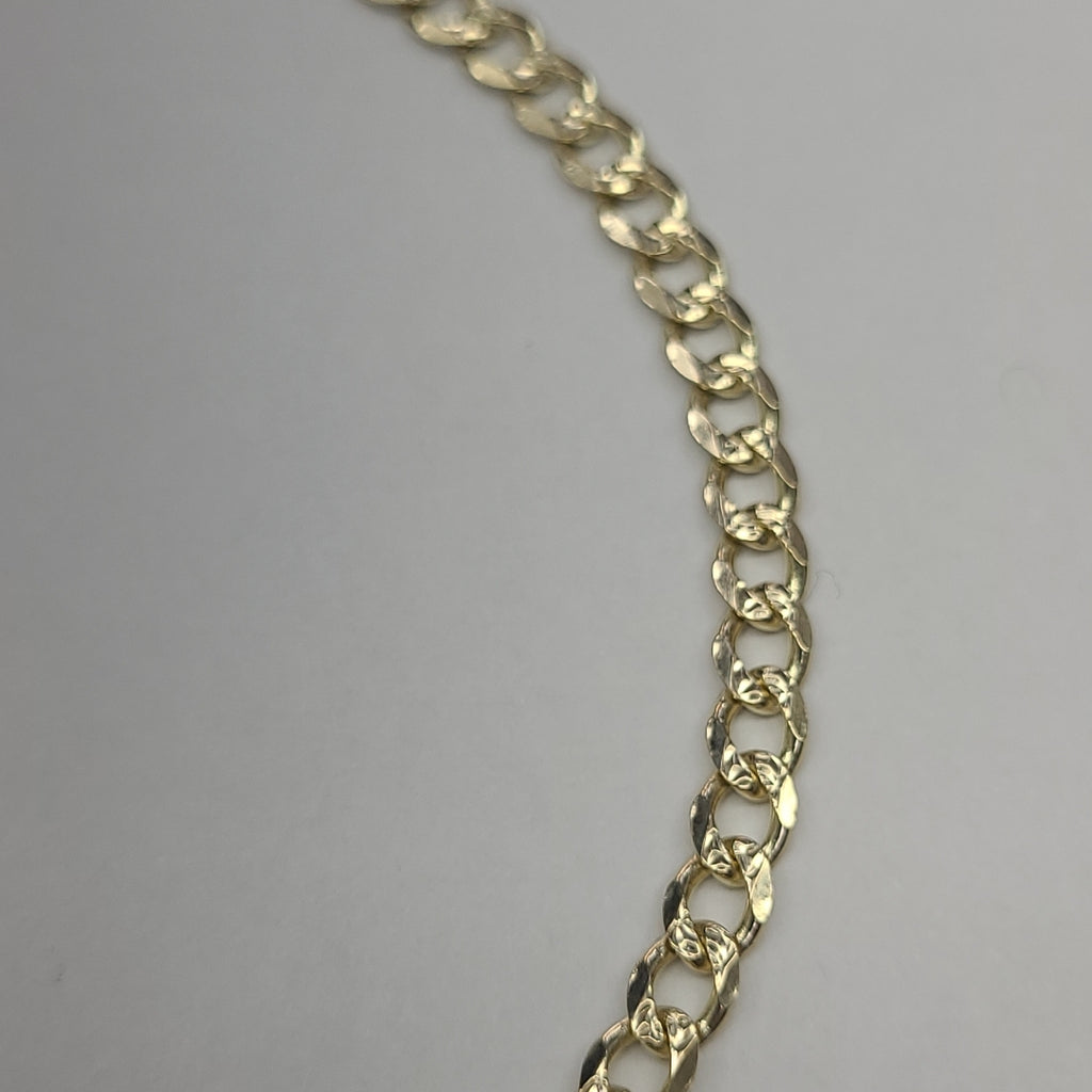 PULSERAS BARBADA ORO 14K 21 CM 5.3 GR (NUEVO)