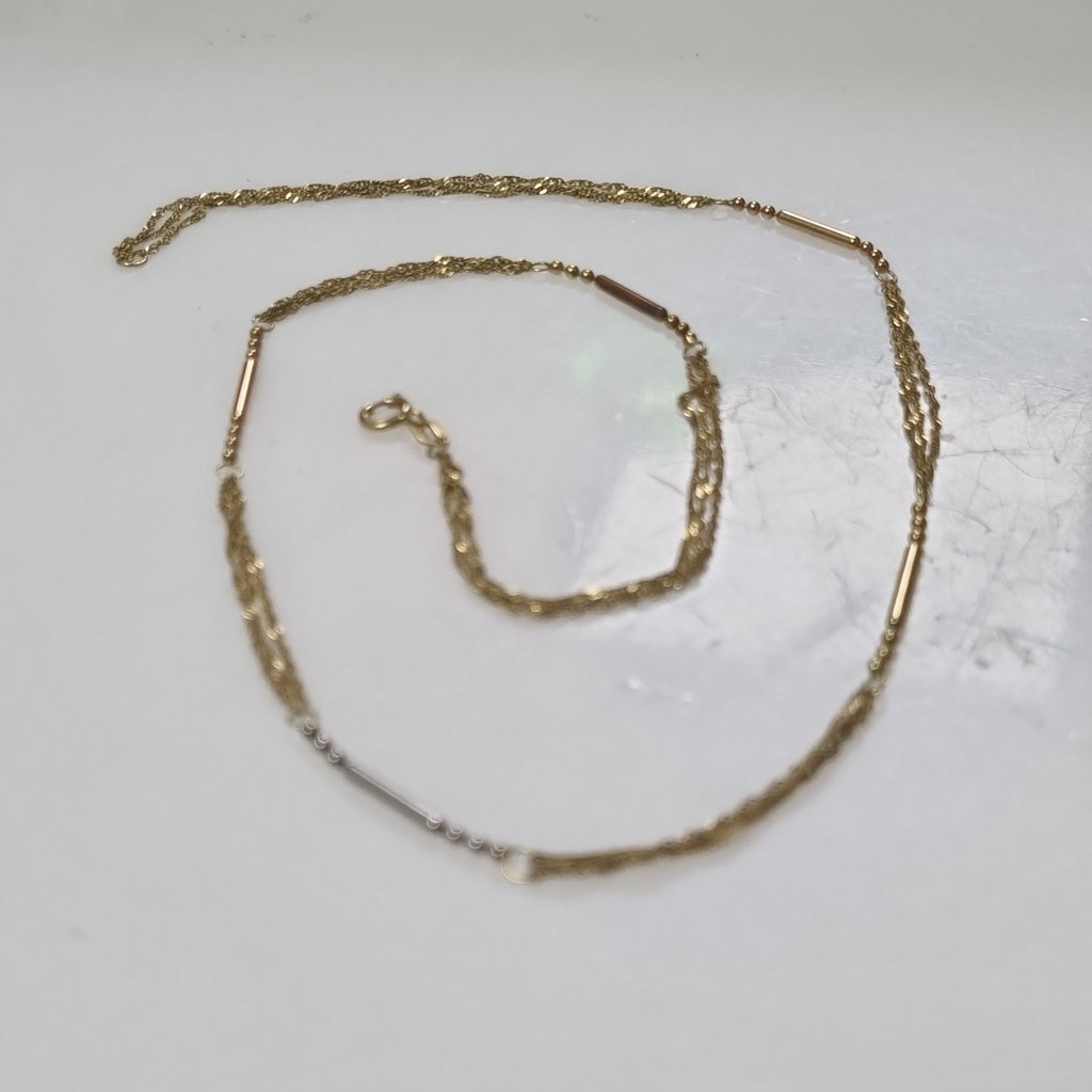 GARGANTILLA ORO 14 K 2.7 GRMS (SEMINUEVO)
