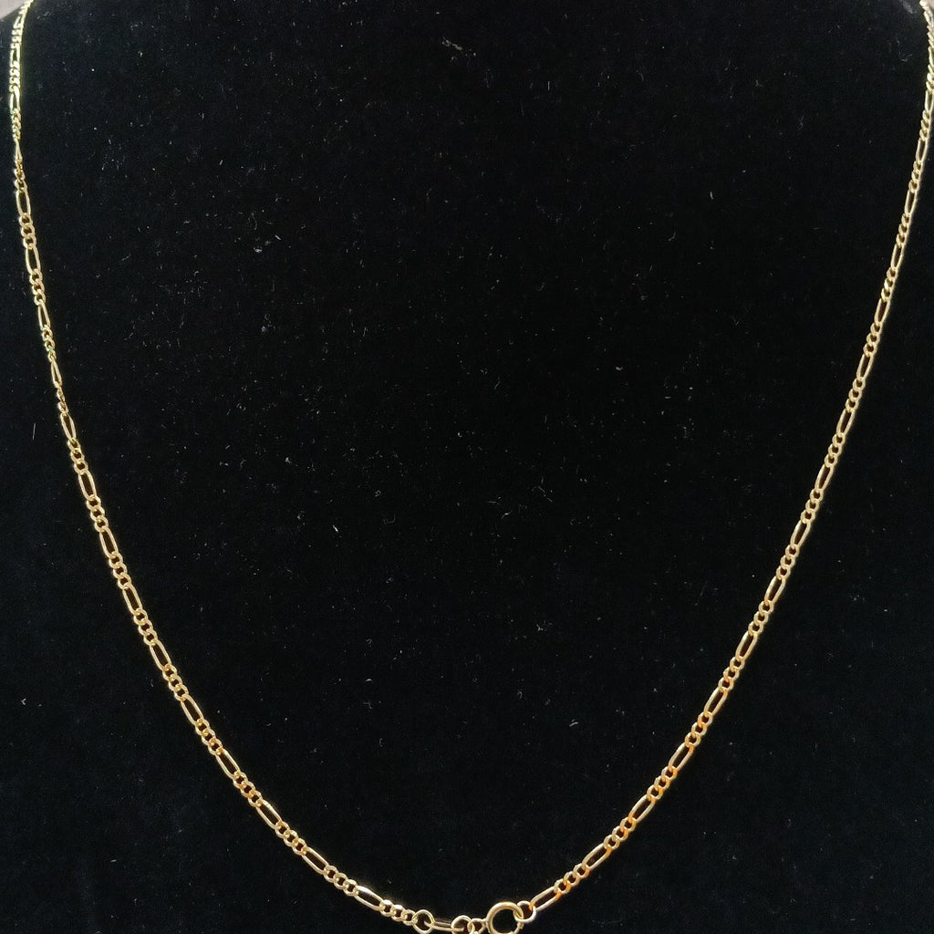 CADENAS TEJIDO 3X1 ORO 10K 55 CM 3.2 GR (NUEVO)