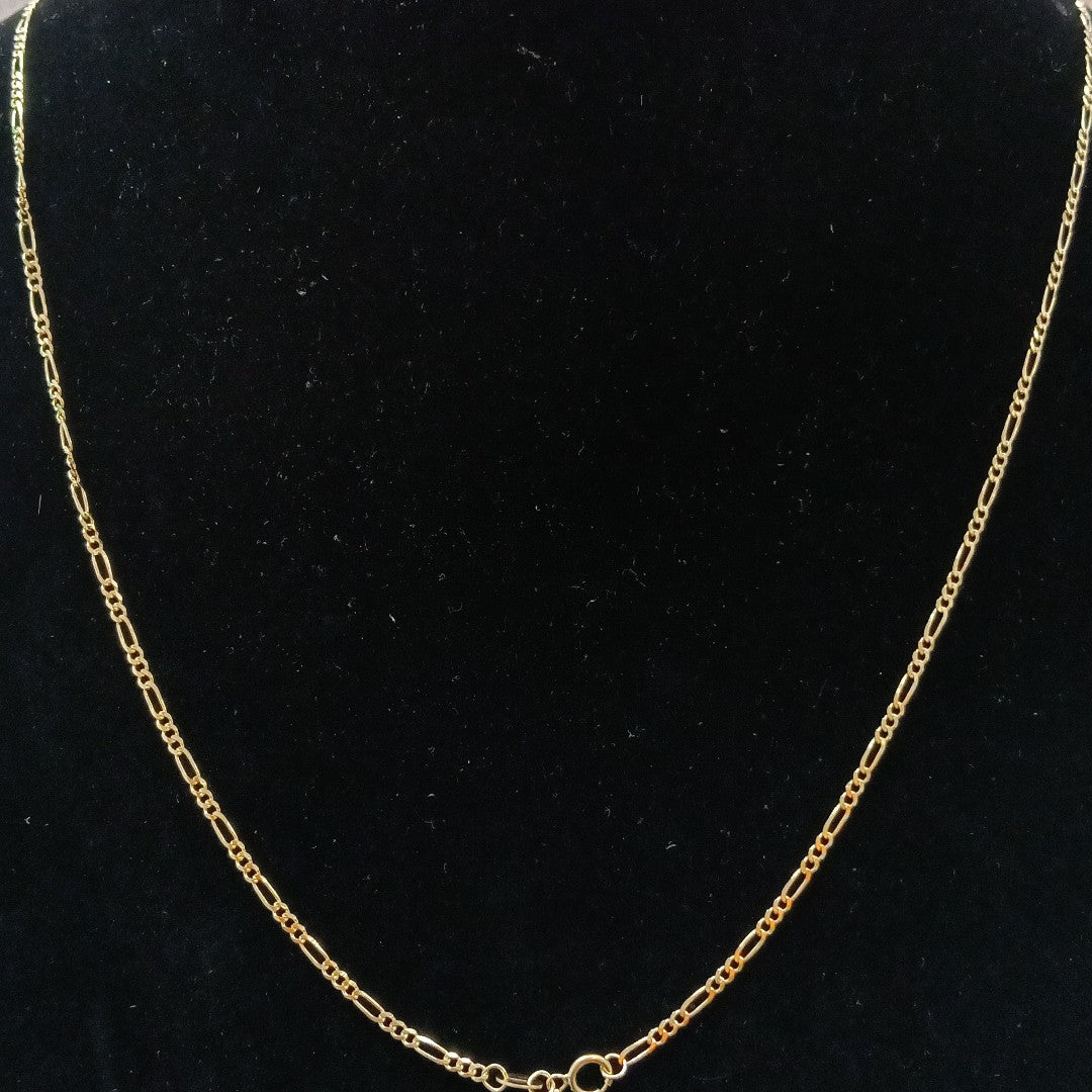 CADENAS TEJIDO 3X1 ORO 10K 55 CM 3.2 GR (NUEVO)