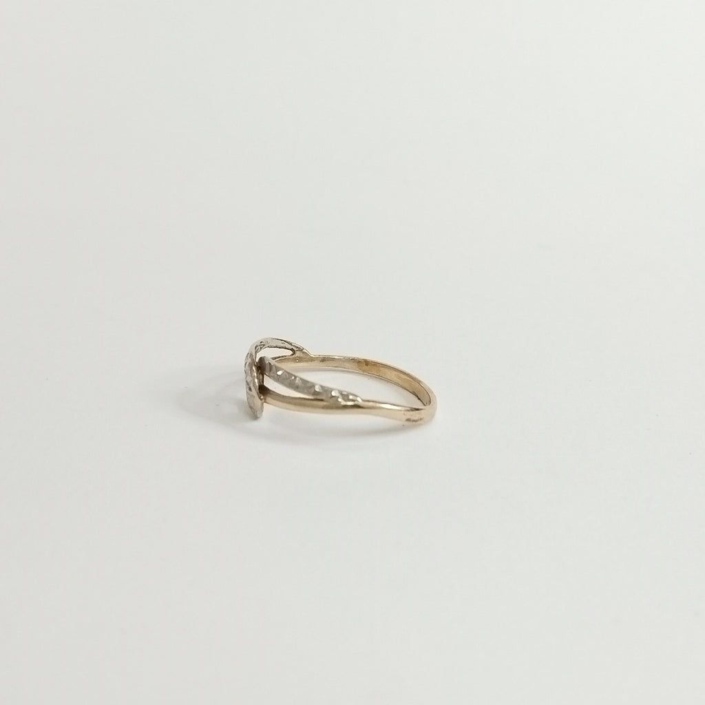 ANILLITO ORO, ORO PLATINO 14 K 1.5 GRMS (SEMINUEVO)