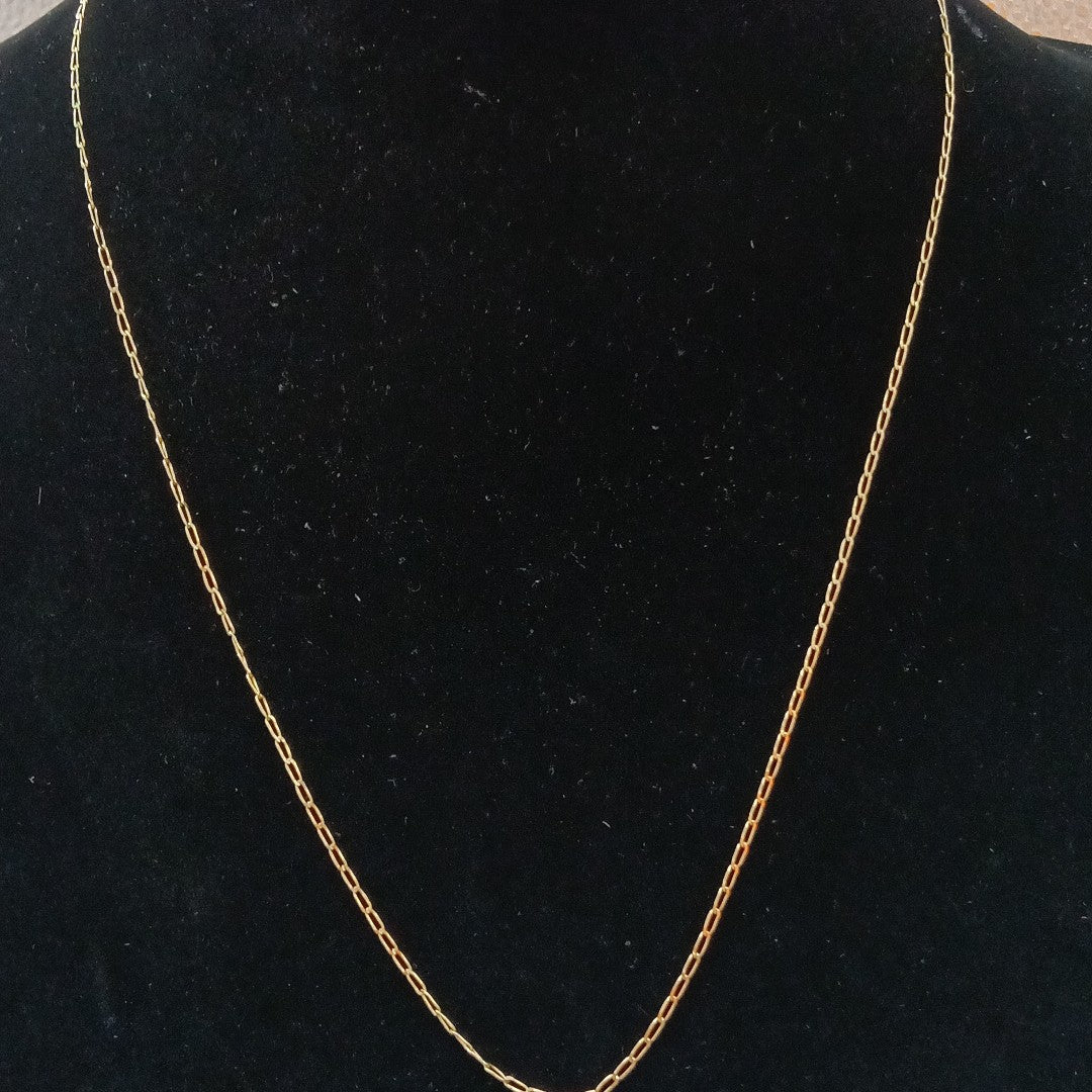 CADENAS TEJIDO ESLABONES ORO 10K 55 CM 1.9 GR (NUEVO)