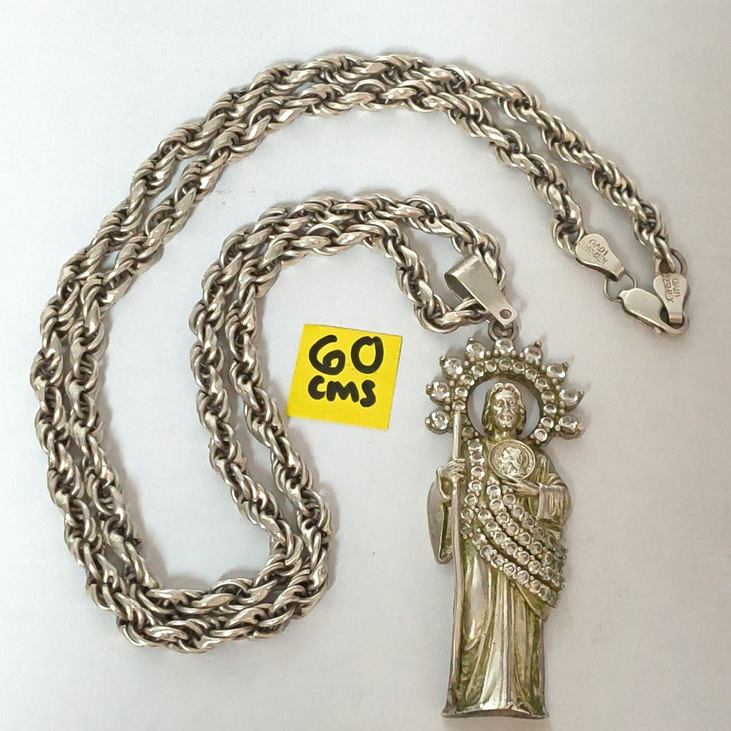 CADENA, DIJE PLATA 55.1 GRMS (SEMINUEVO)