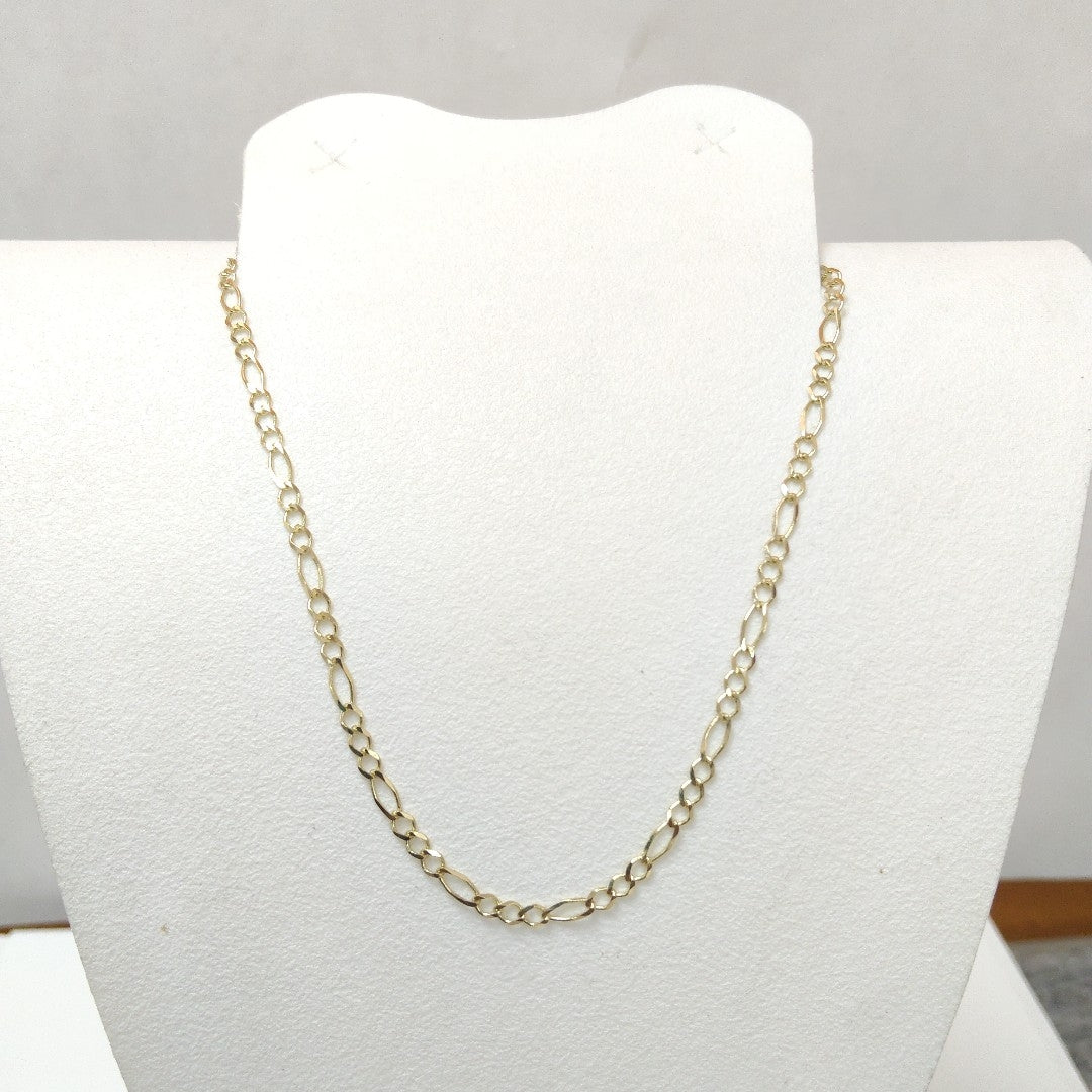 CADENAS TEJIDO 3X1 ORO 10K 50 CM 4.1 GR (NUEVO)