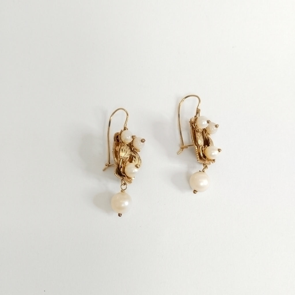ARETES PAR ORO 8 K 4 GRMS (SEMINUEVO)