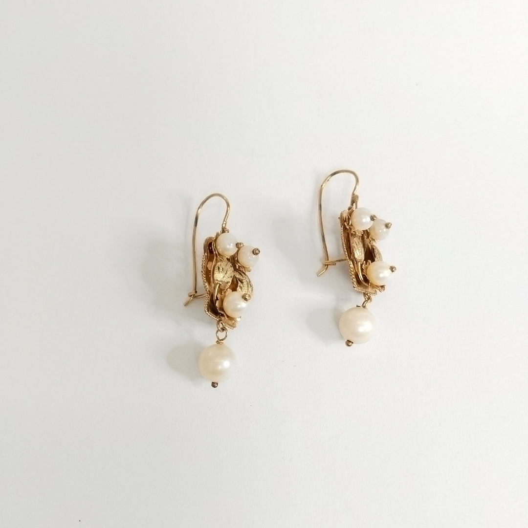 ARETES PAR ORO 8 K 4 GRMS (SEMINUEVO)