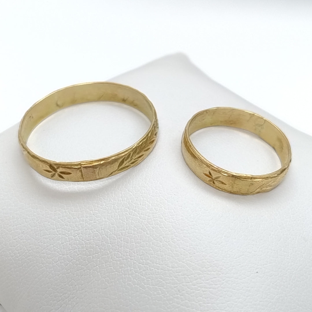 ARGOLLA ORO 14 K 2.6 GRMS (SEMINUEVO)