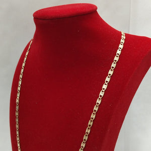 CADENAS TEJIDO GUCHI ORO 10K 55 CM 6.8 GR (NUEVO)