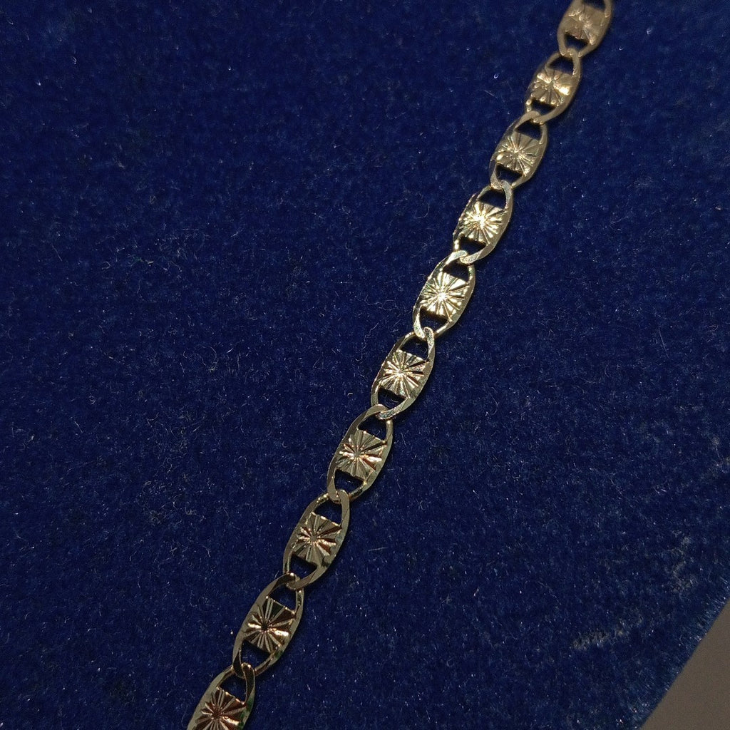 CADENAS TEJIDO GUCHI ORO 14K 55 CM 6.9 GR (NUEVO)