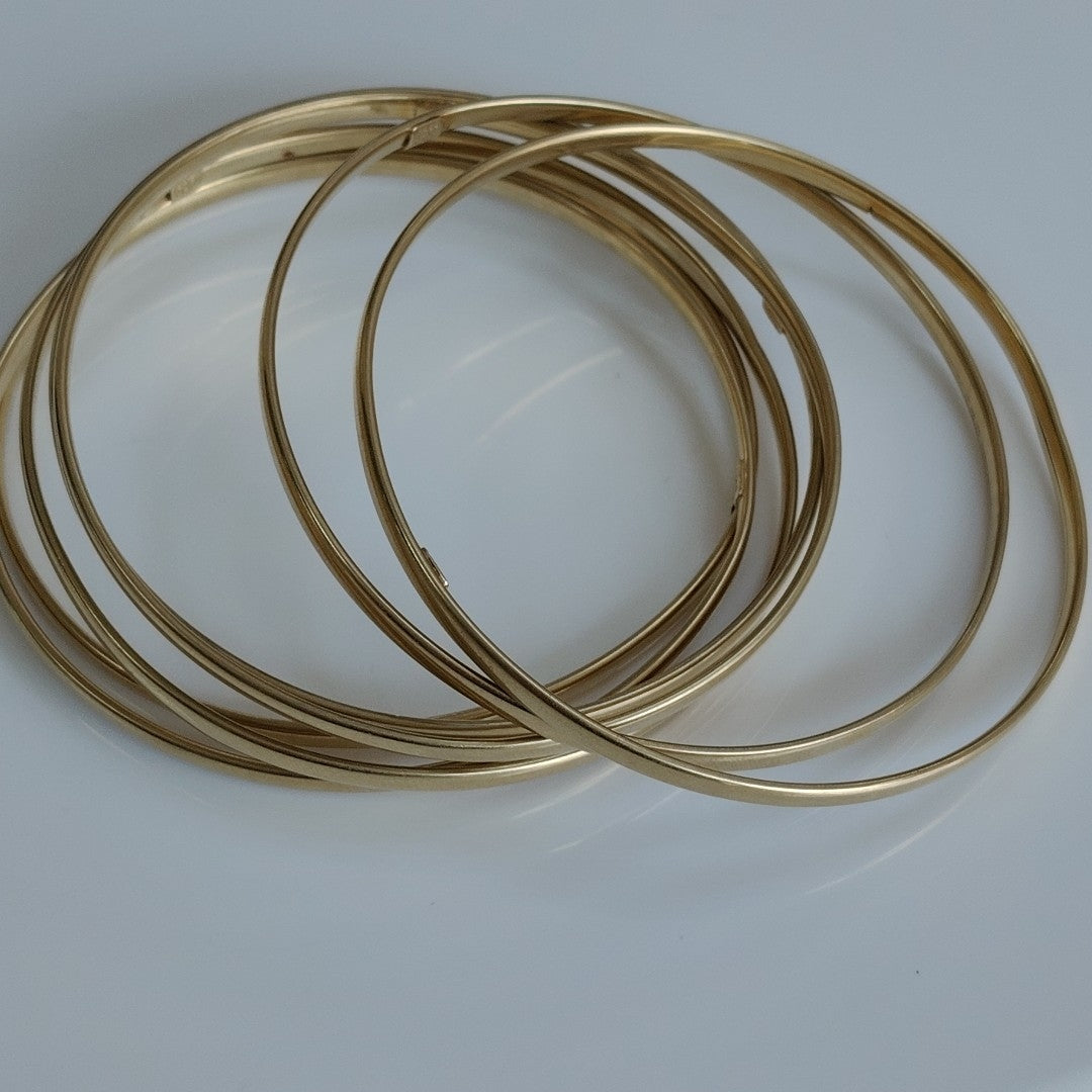 SEMANARIO DE PULSERAS ORO 14 K 32.4 GRMS (SEMINUEVO)