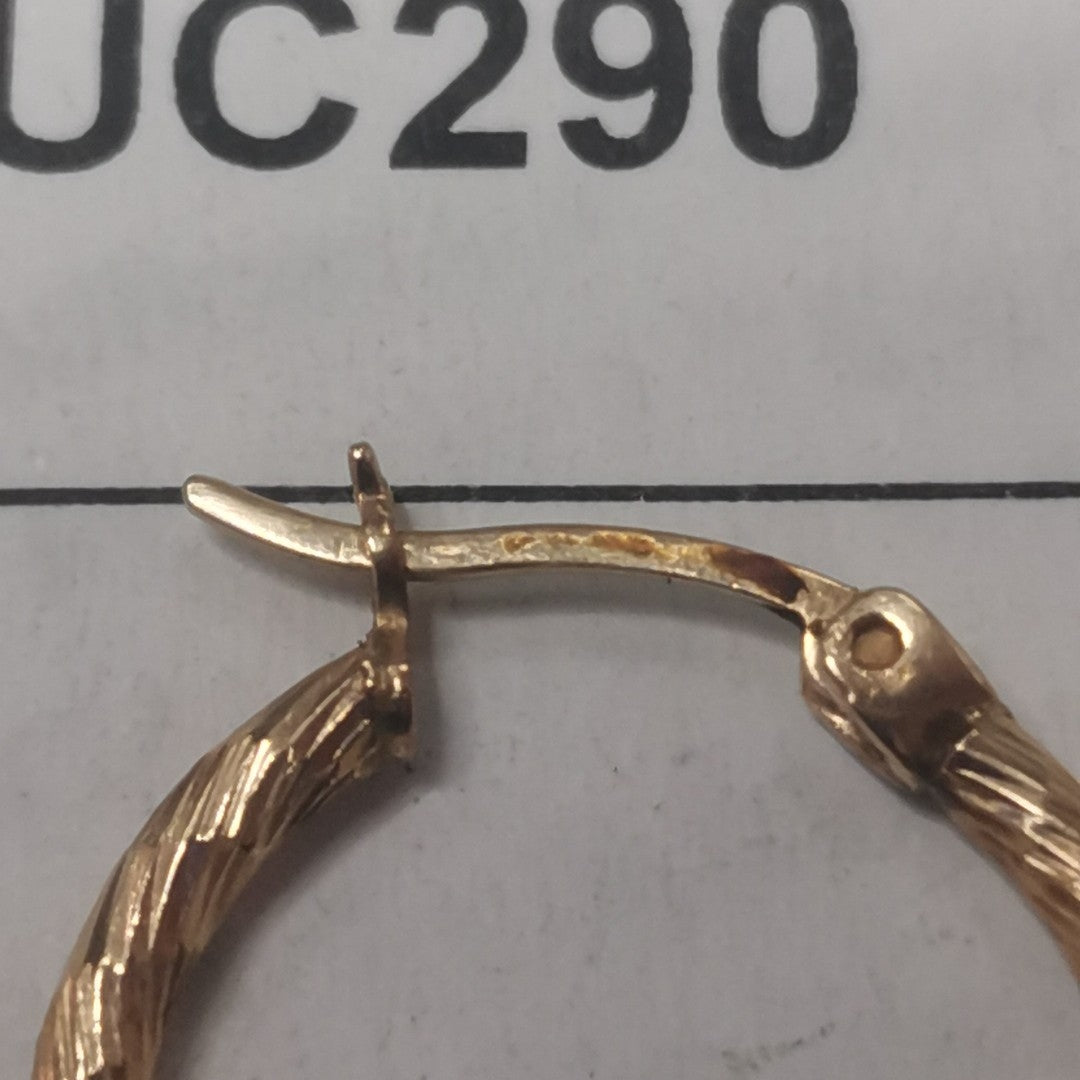 ARRACADAS PAR ORO 14 K 2 GRMS (SEMINUEVO)