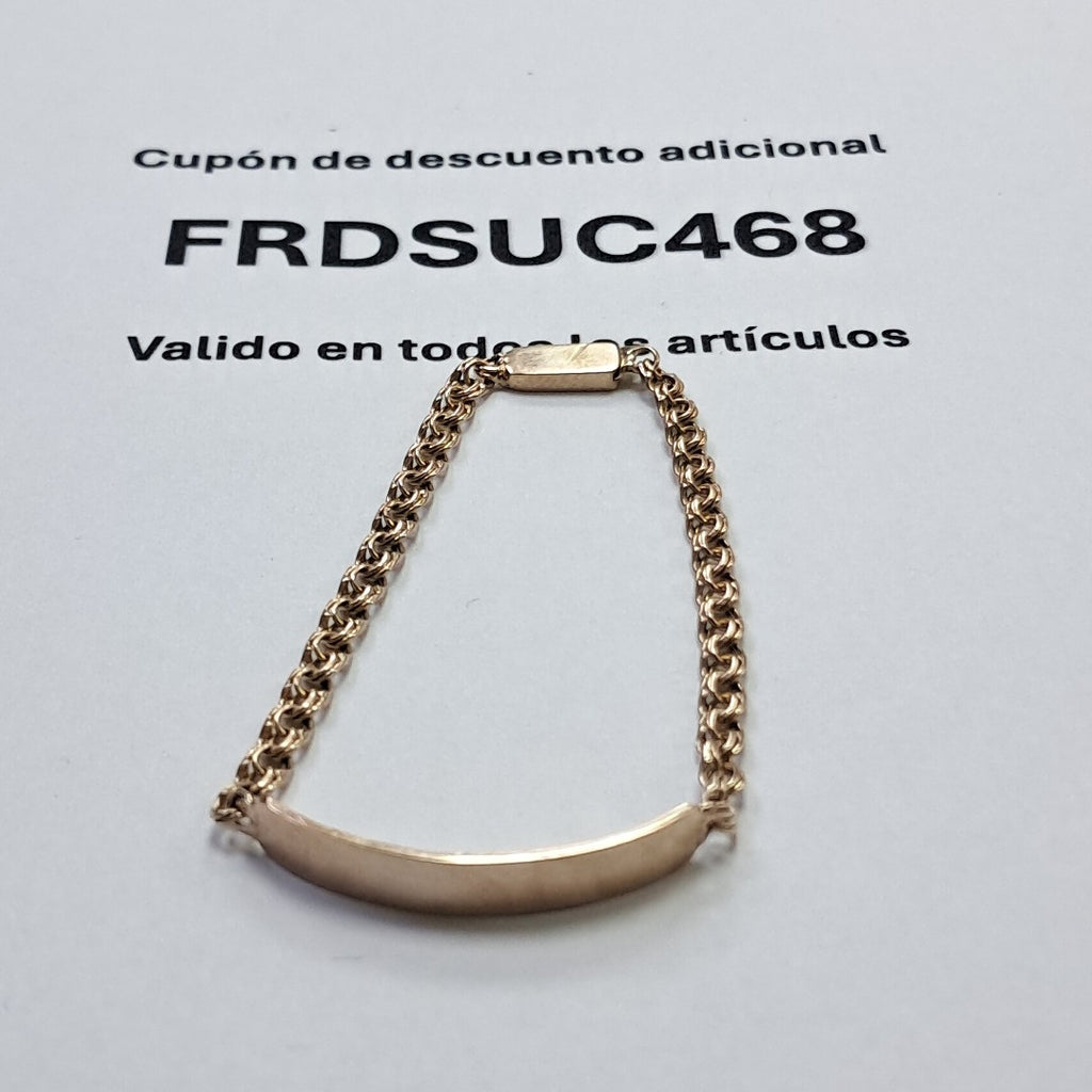 ESCLAVA ORO 10 K 4.8 GRMS (SEMINUEVO)