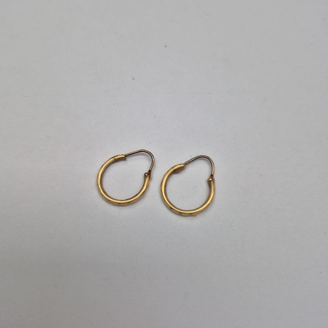 ARRACADAS PAR ORO 14 K 1 GRMS (SEMINUEVO)