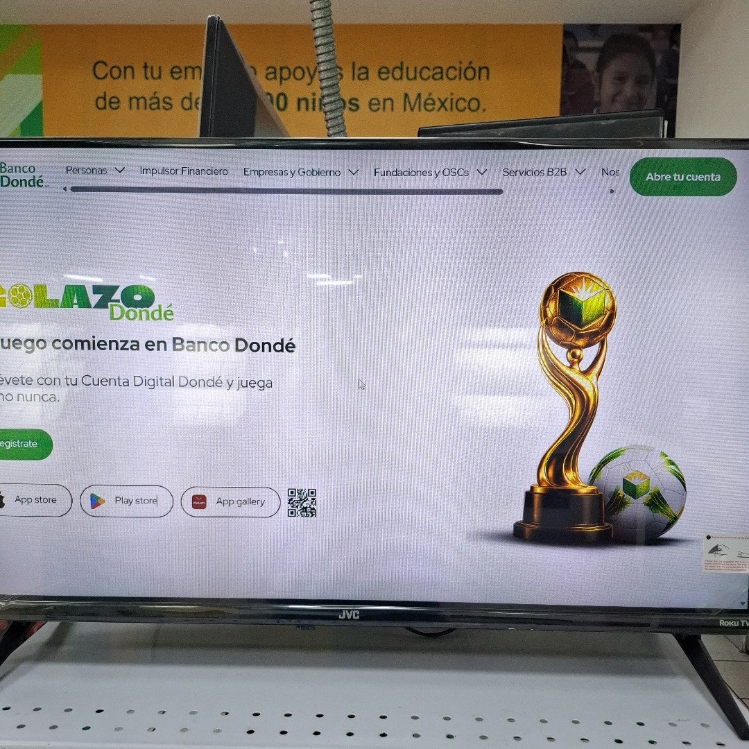 PANTALLA JVC SI32RF (2025) 32" LED HD (SEMINUEVO)