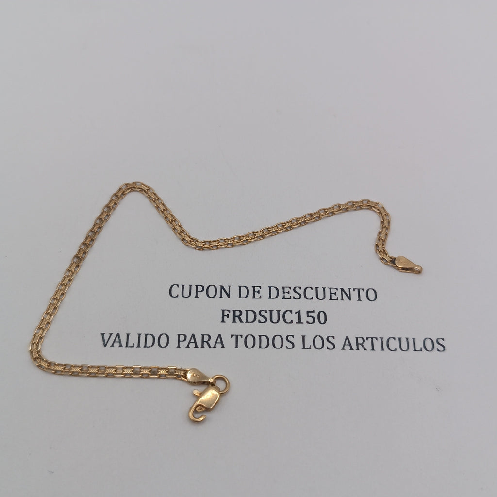 PULSERA ORO 14 K 2 GRMS (SEMINUEVO)