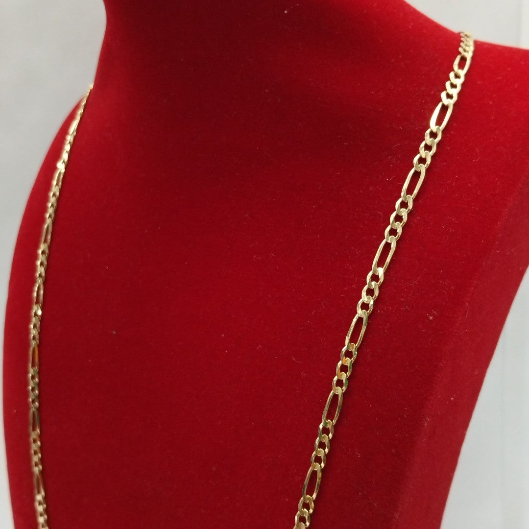 CADENAS 3X1 ORO 14K 60 CM 8.9 GR (NUEVO)