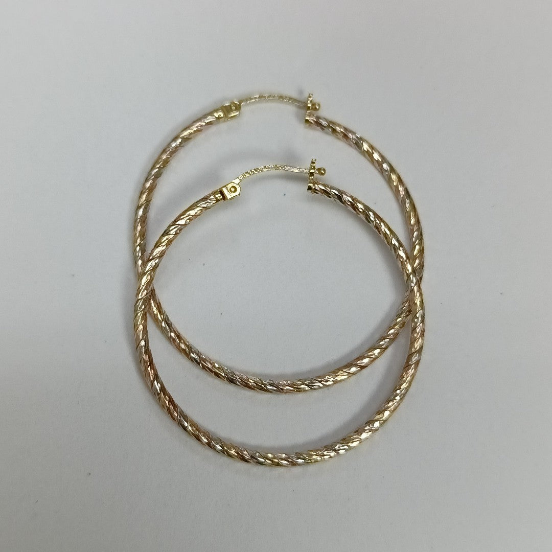 ARRACADAS PAR ORO COMBINADO 10 K 5,30 GRMS (SEMINUEVO)