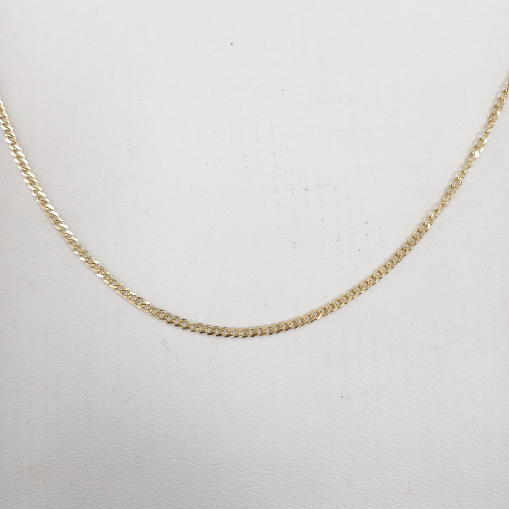CADENAS TEJIDO BARBADA ORO 10K 60 CM 4.1 GR (NUEVO)