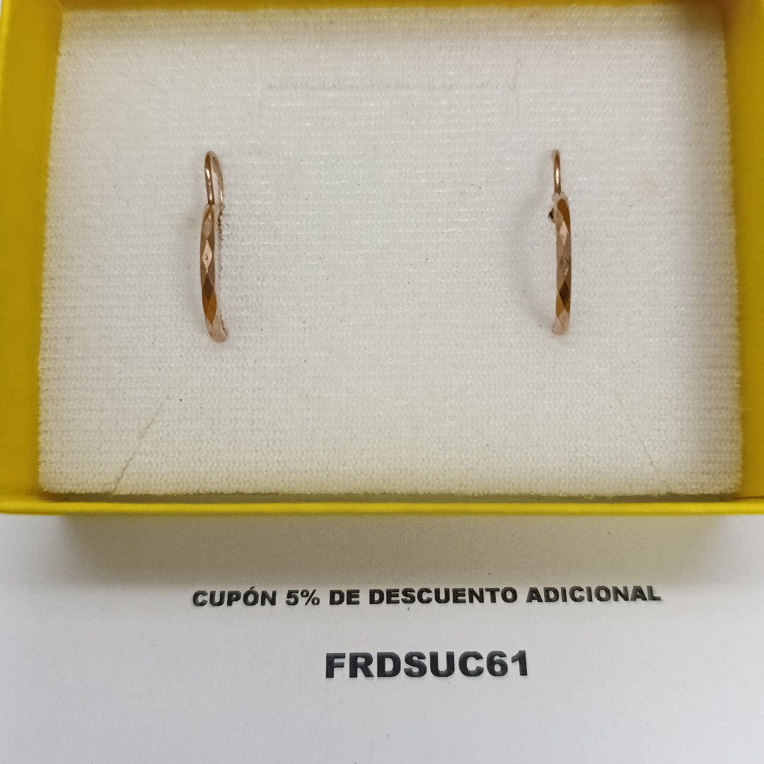 ARRACADAS PAR ORO 8 K 1 GRMS (SEMINUEVO)