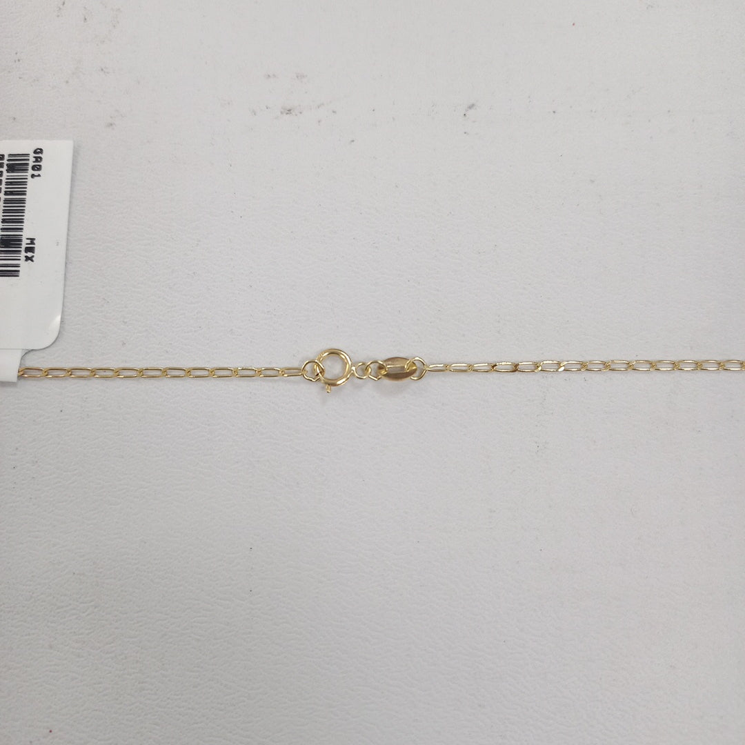 CADENAS TEJIDO ESLABONES ORO 10K 55 CM 1.9 GR (NUEVO)