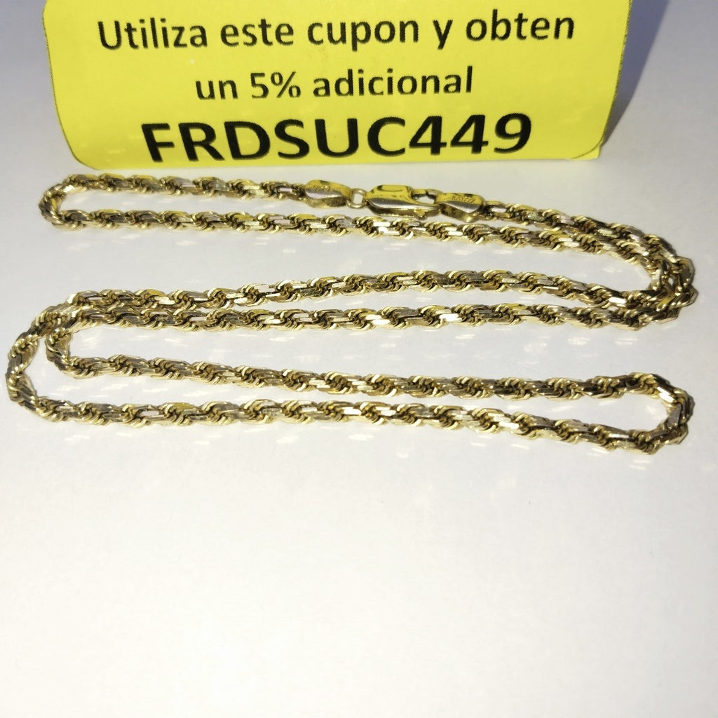 CADENA ORO 14 K 16.5 GRMS (SEMINUEVO)