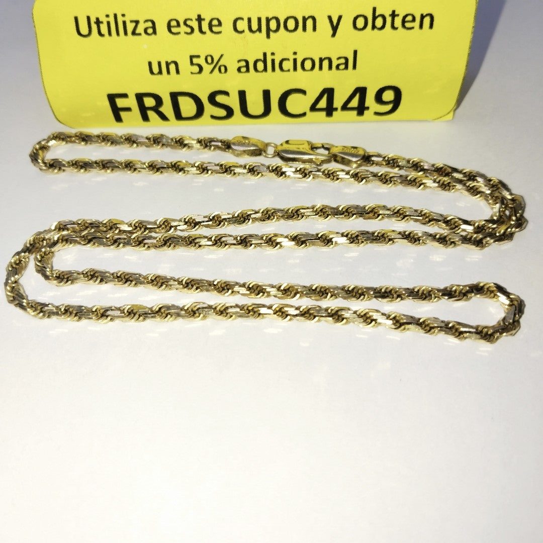 CADENA ORO 14 K 16.5 GRMS (SEMINUEVO)