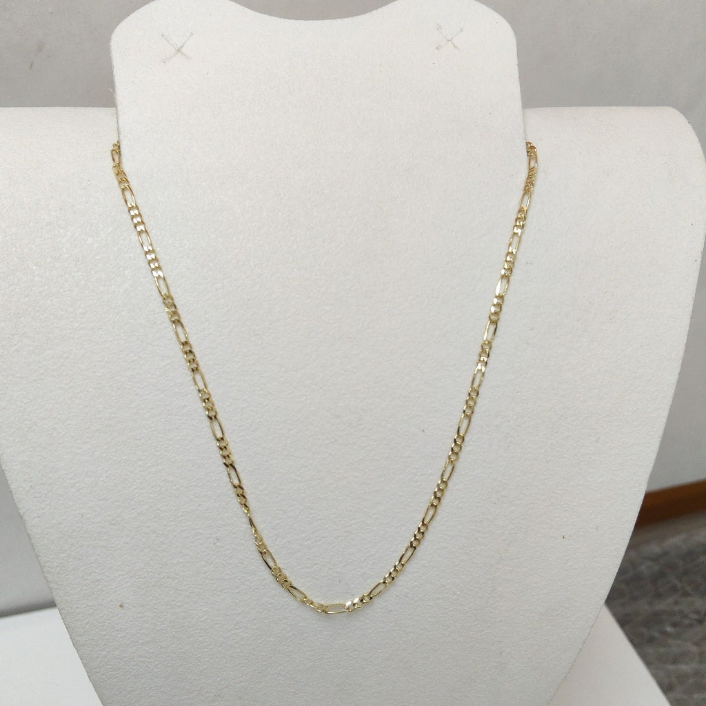 CADENAS TEJIDO 3X1 ORO 10K 55 CM 3.2 GR (NUEVO)