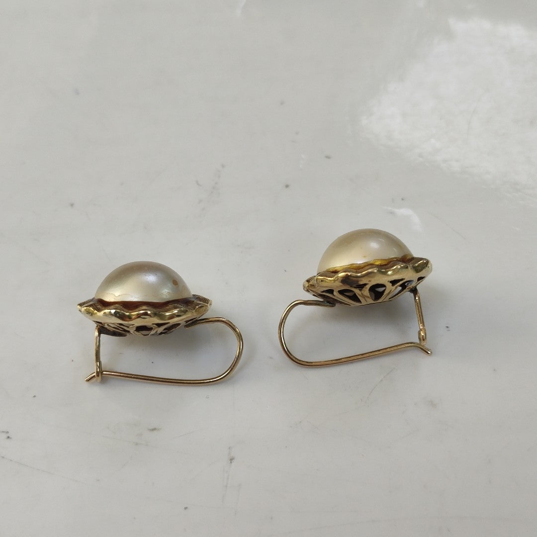 ARETES PAR ORO 10 K 9,20 GRMS (SEMINUEVO)