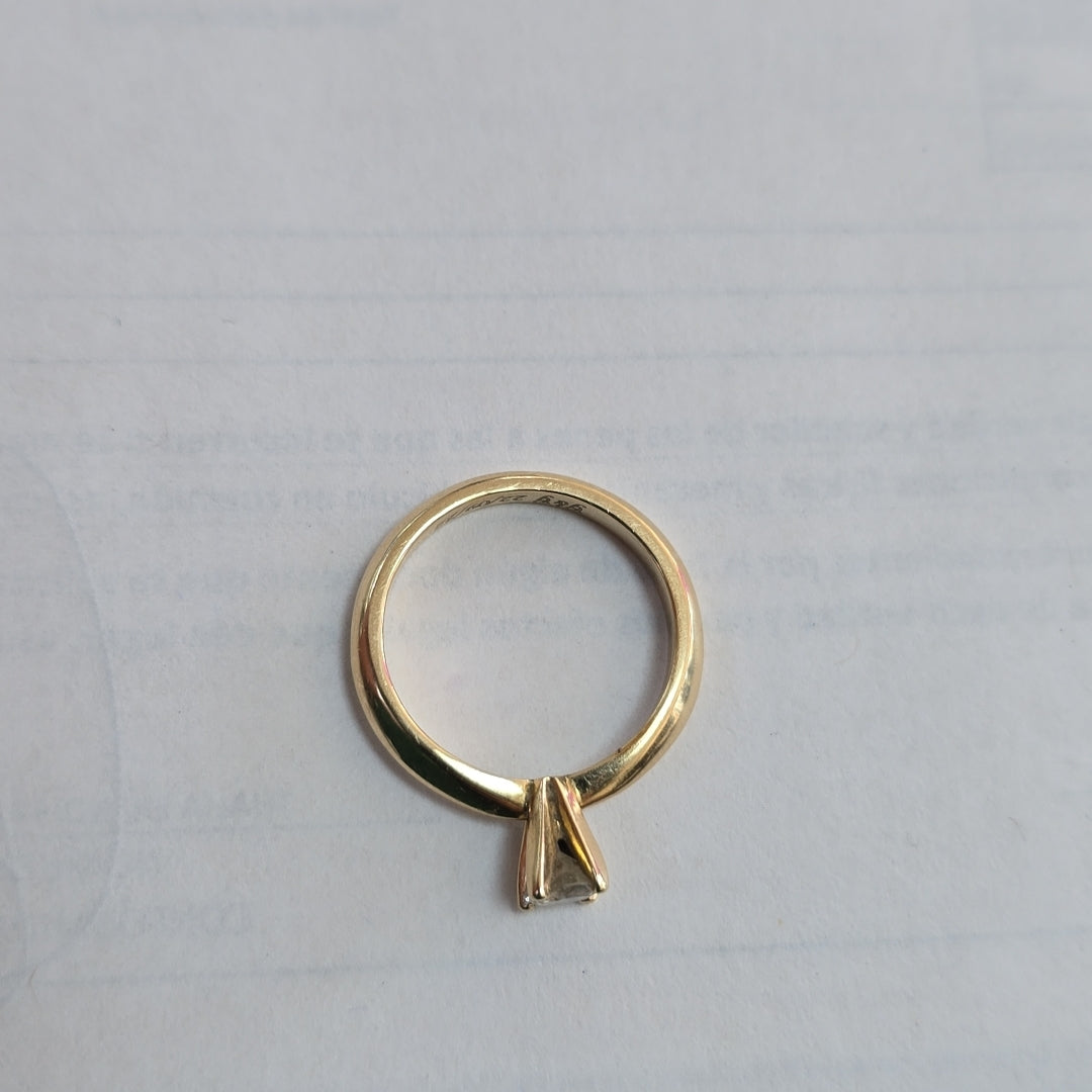 SOLITARIO ORO 14 K 2.9 GRMS (SEMINUEVO)