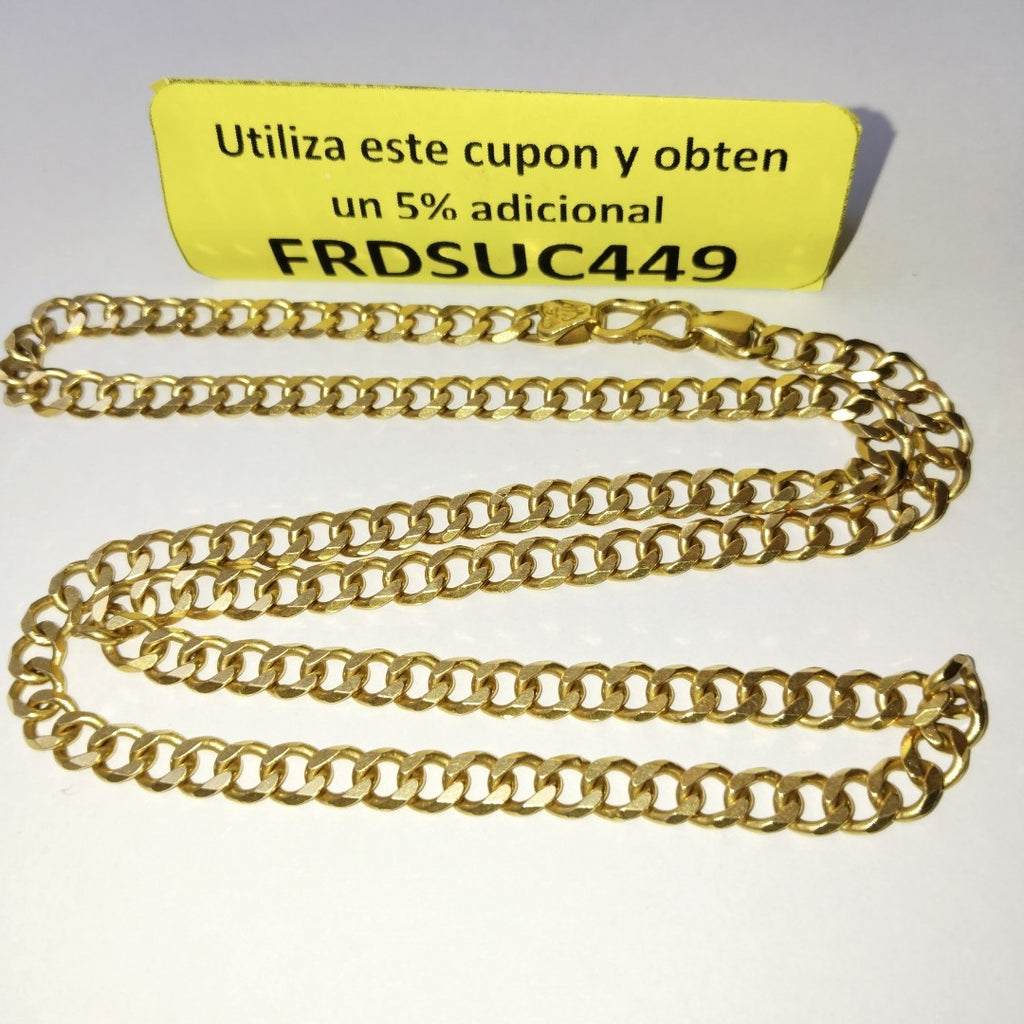 CADENA ORO 21 K 54.5 GRMS (SEMINUEVO)