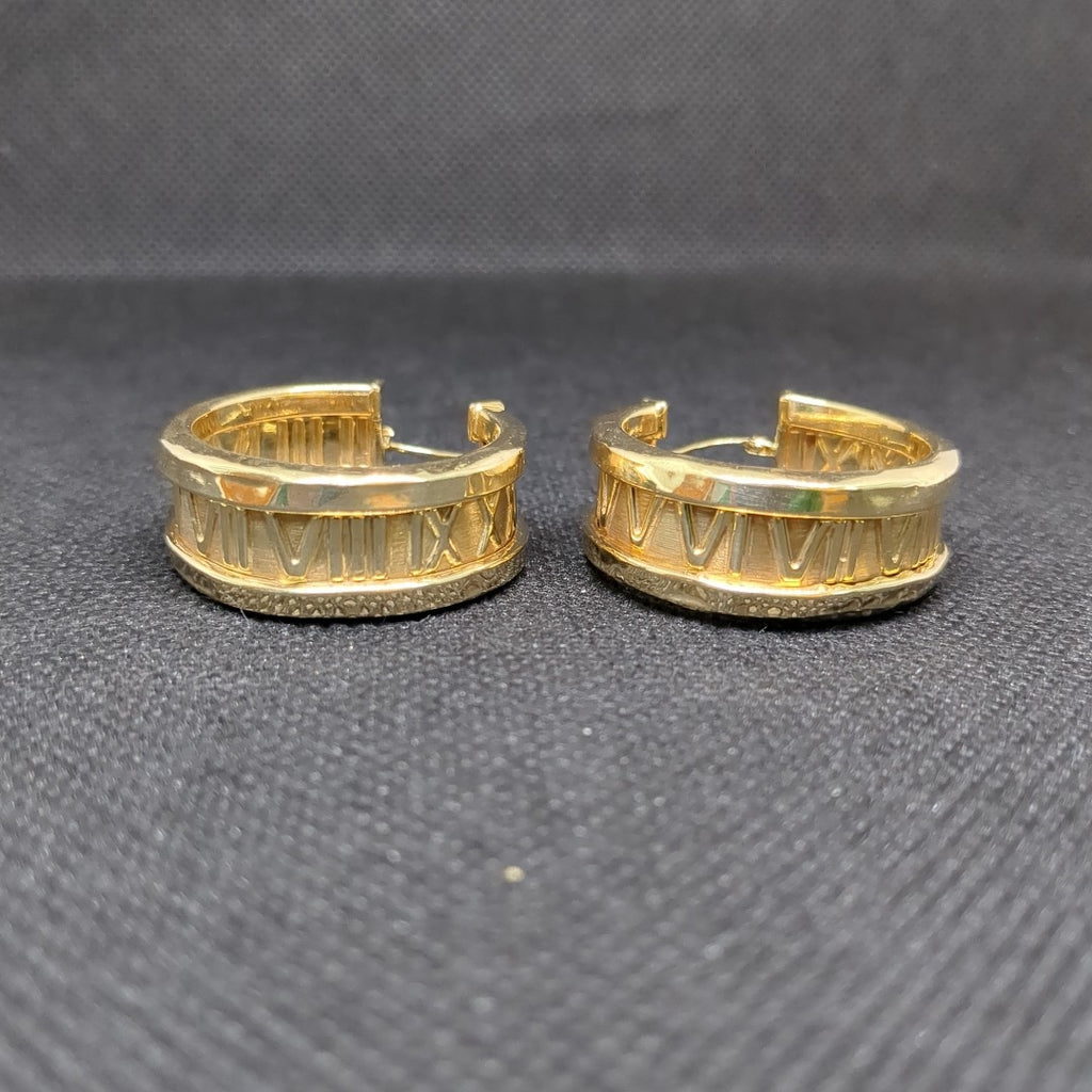 ARRACADAS PAR ORO 14 K 13,10 GRMS (SEMINUEVO)
