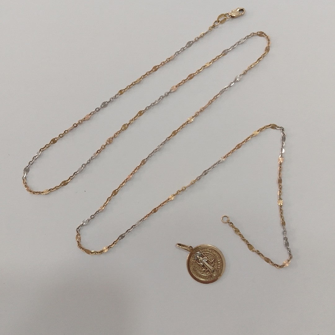 CADENA, DIJE ORO 8 K 5.6 GRMS (SEMINUEVO)