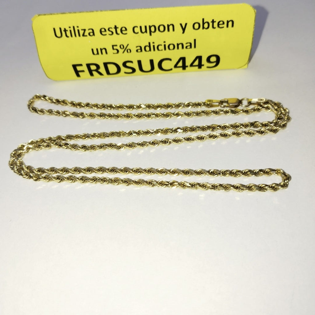 CADENA ORO 10 K 10.5 GRMS (SEMINUEVO)