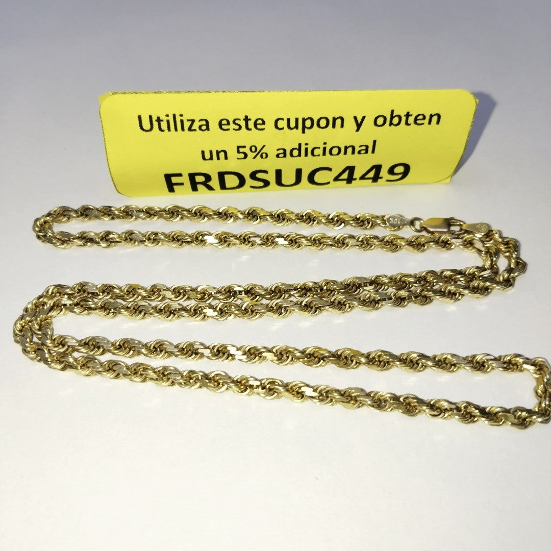 CADENA ORO 10 K 27.3 GRMS (SEMINUEVO)