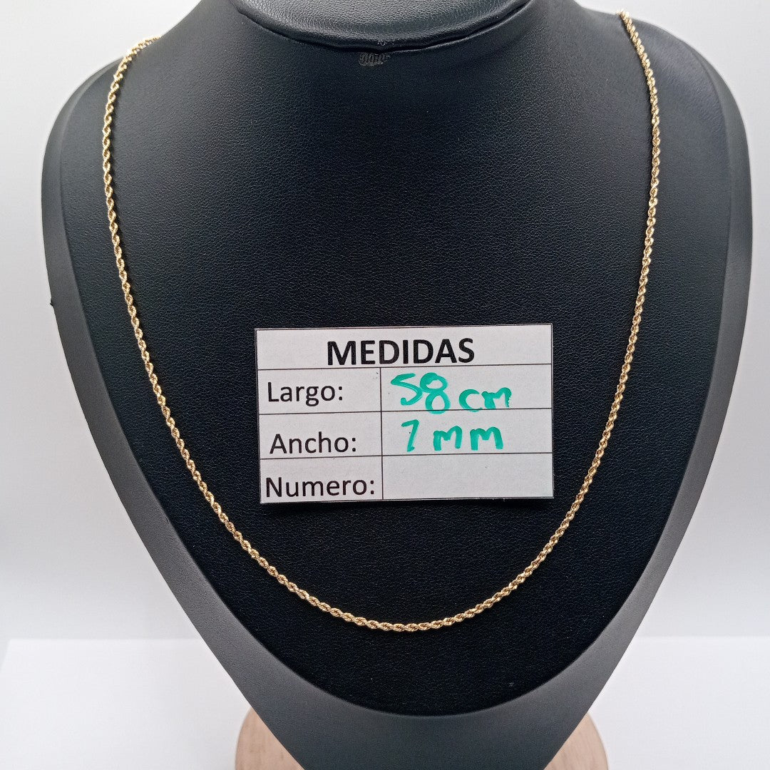 CADENA ORO 14 K 4.6 GRMS (SEMINUEVO)