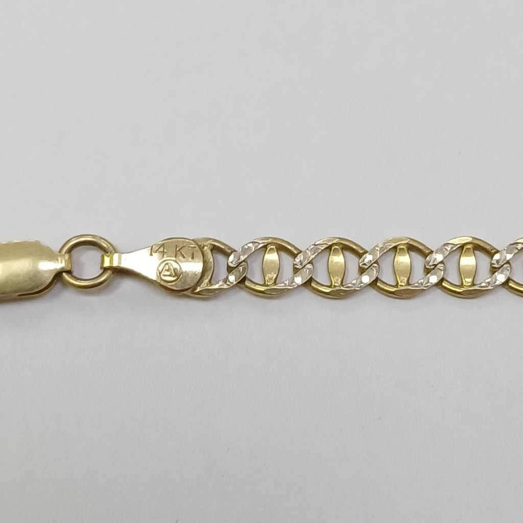 CADENA ORO,RODIADO 14 K 9,90 GRMS (SEMINUEVO)